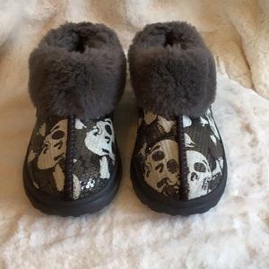 UGG Sequined Skull Slippers